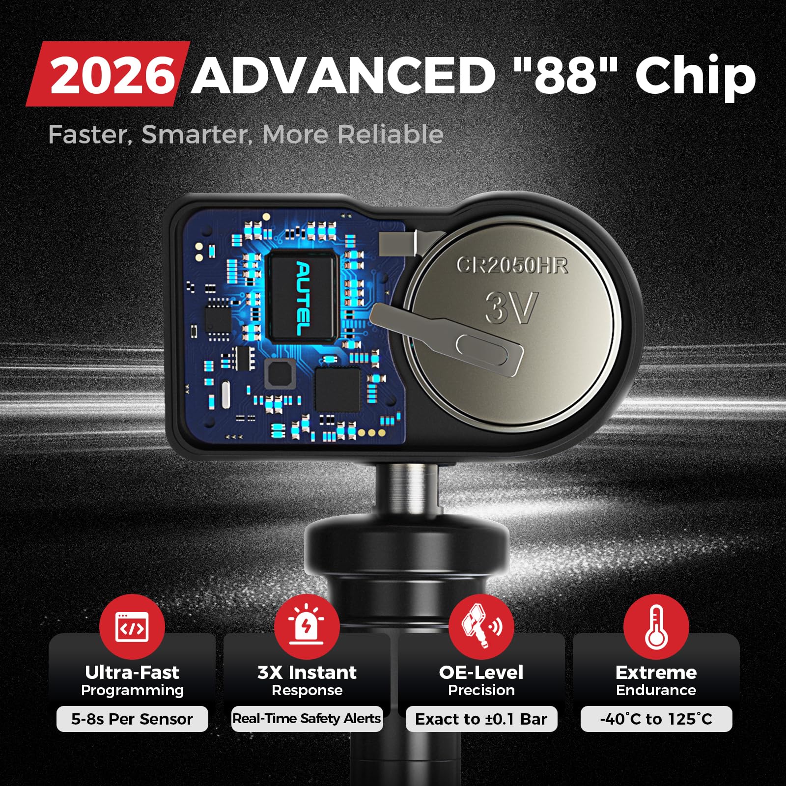 Autel MX-Sensor undergoing temperature test showing broad operating range benefit