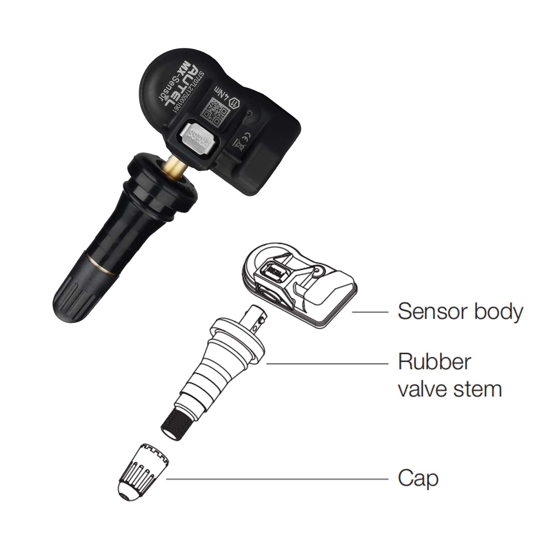 Autel MX sensor on scale comparing weight for stability and performance