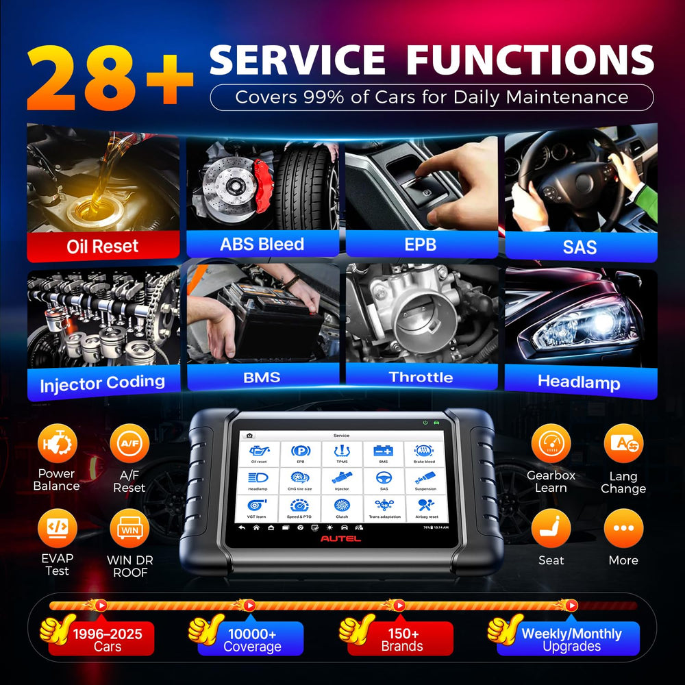 Autel MX808S closeup branding and controls illustrating durable build quality