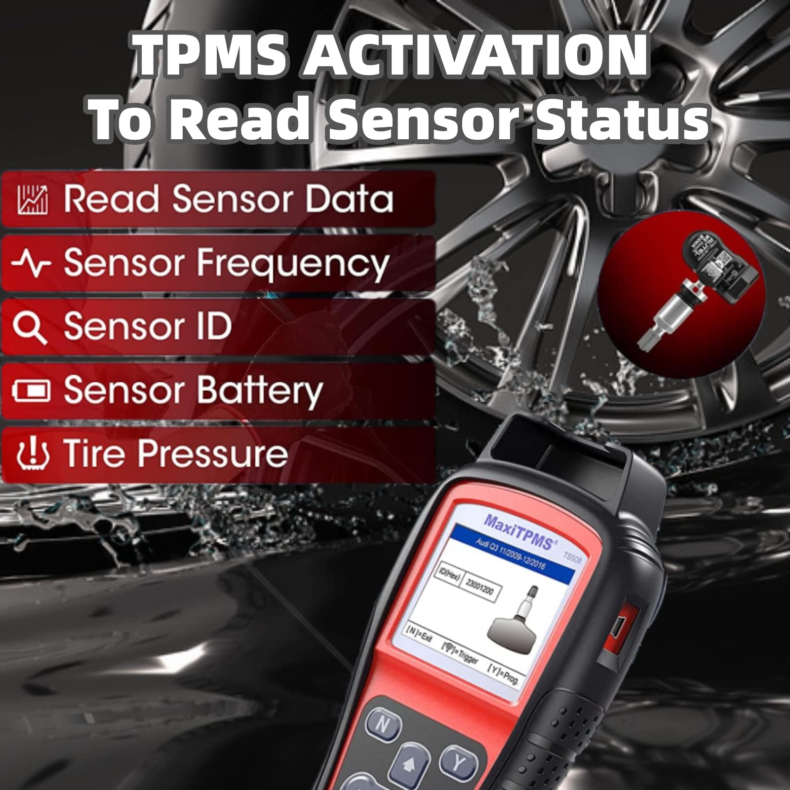 Autel TS508WF programming an Autel MX sensor, accurate sensor cloning and setup