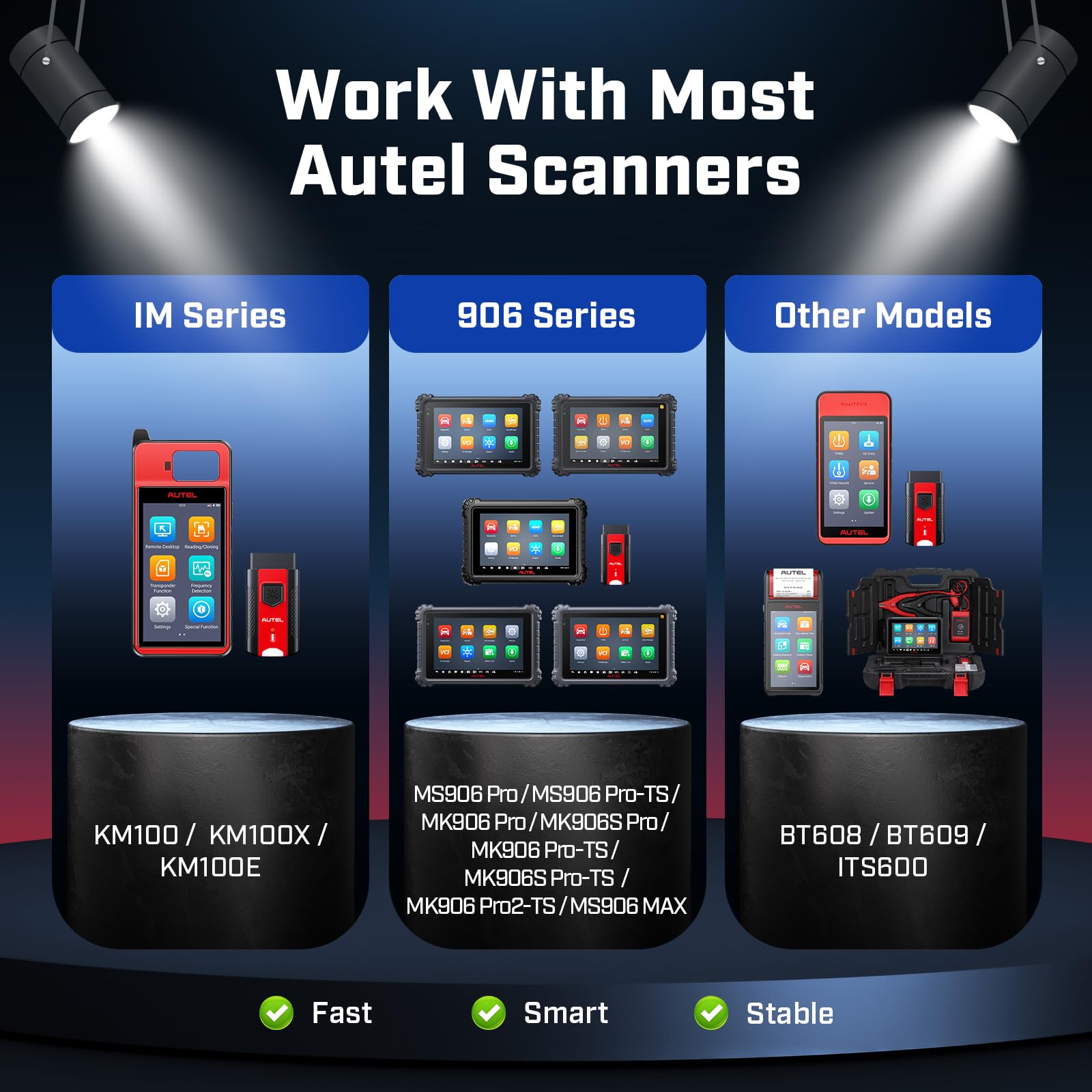 Autel V200 paired with Autel tablet for fast code reading and ECU tests