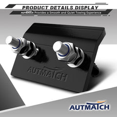 AUTMATCH close-up of rubber isolator reducing vibration and noise