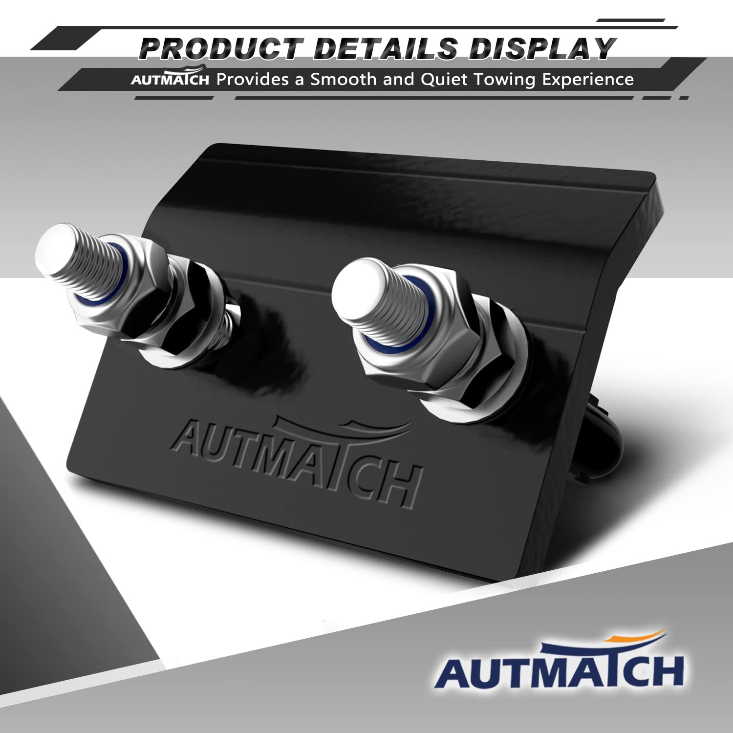 AUTMATCH closeup of rubber isolator reducing metal noise and vibration
