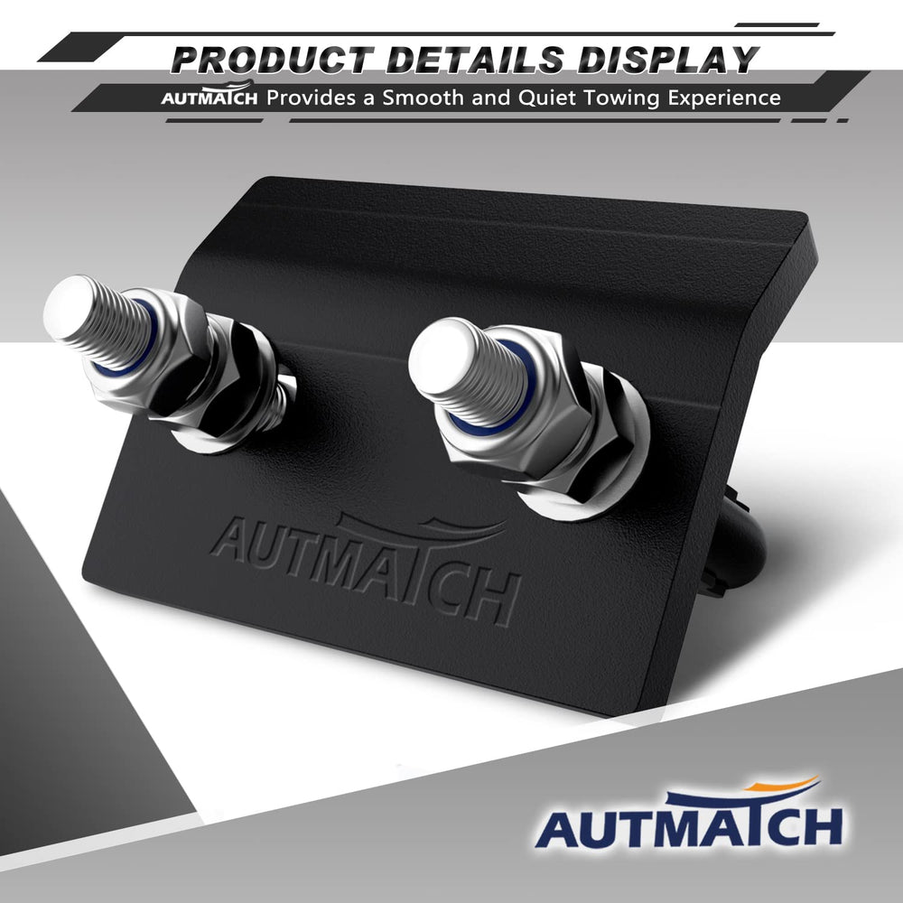 AUTMATCH close-up of forged plate and U-bolt emphasizing durable construction