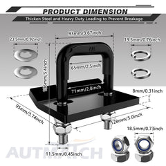 AUTMATCH installed on trailer hitch improving towing stability