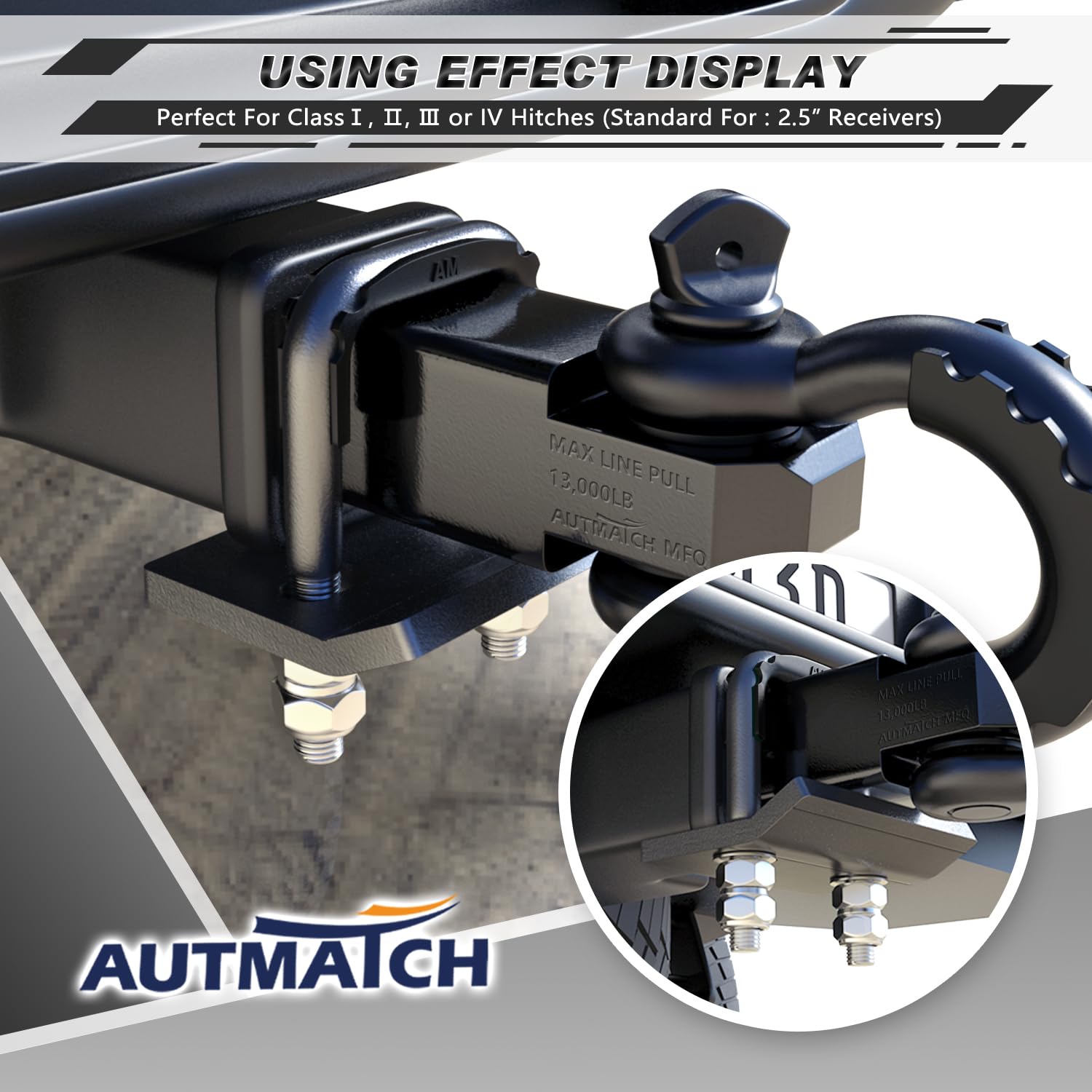 AUTMATCH packaging with full hardware kit for quick installation