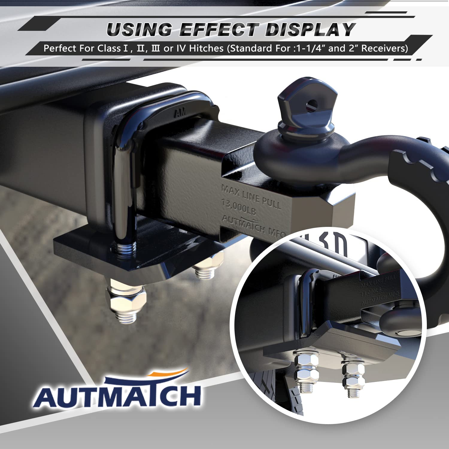 AUTMATCH size comparison with ruler illustrating compact fit and easy installation