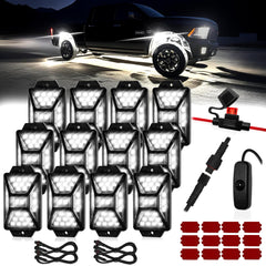 Auto Buero front packaging showing full 12‑pod kit and switch for easy setup