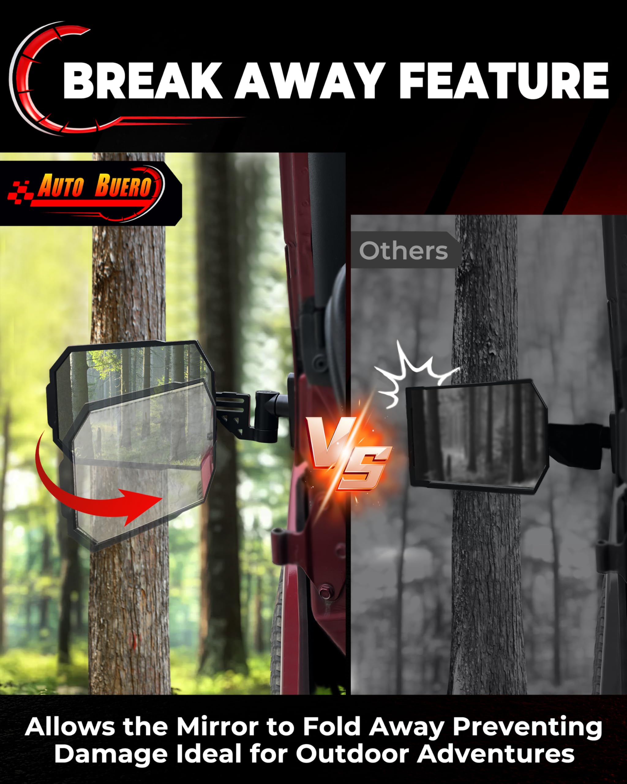 Auto Buero included mounting hardware and screws for quick install