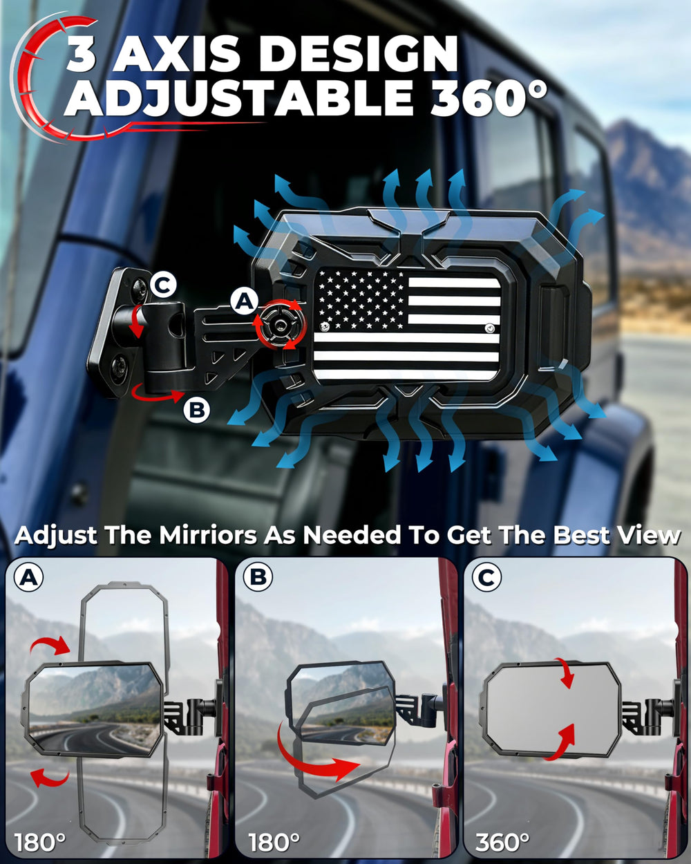 Auto Buero reinforced base and lock reducing vibration for stability