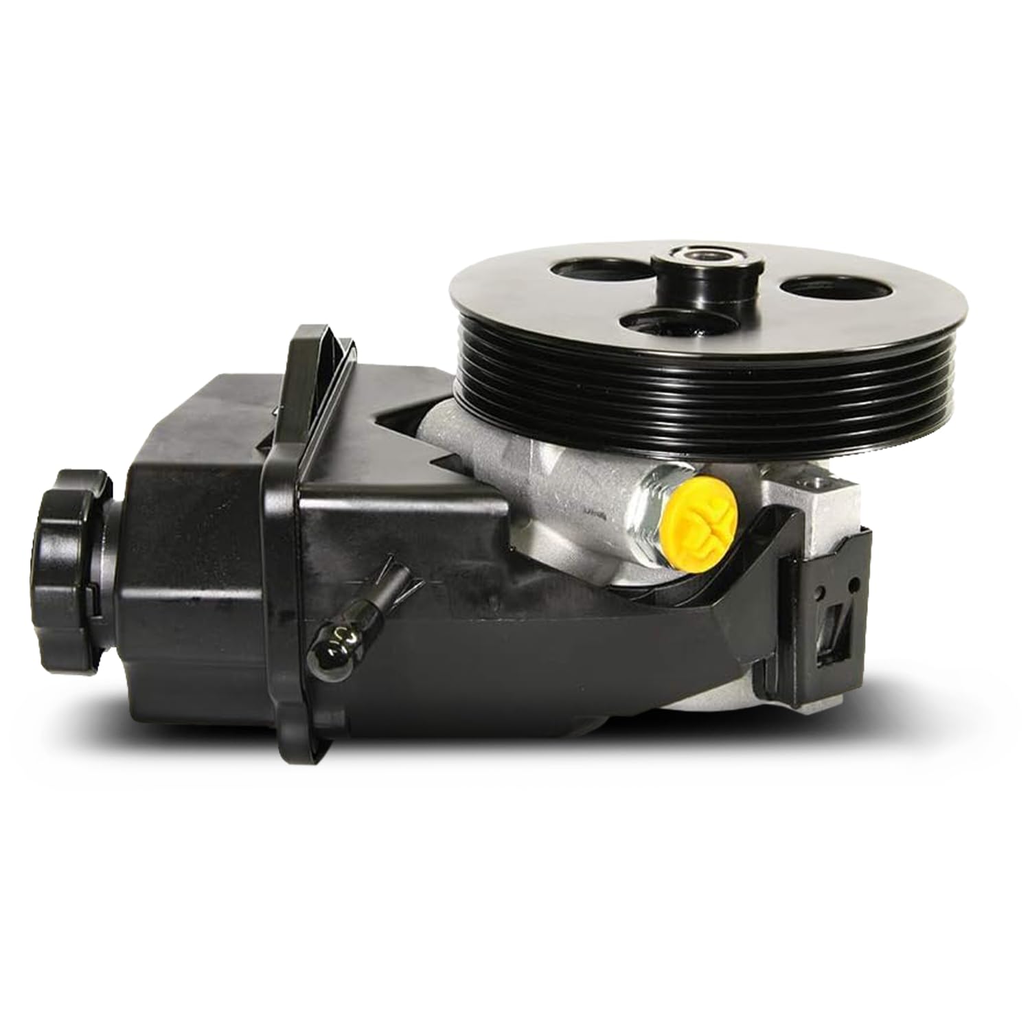 Auto Parts Prodigy front view pump with pulley showing fit and ease of replacement