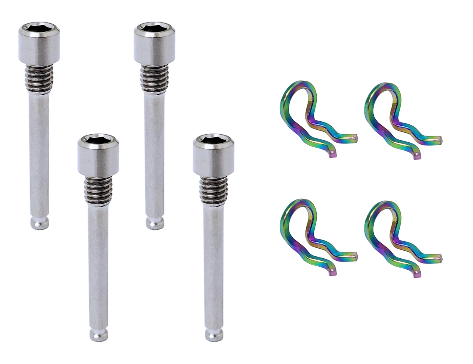 Auto-plaza front packaging showing titanium caliper bolts and benefit lightweight durability