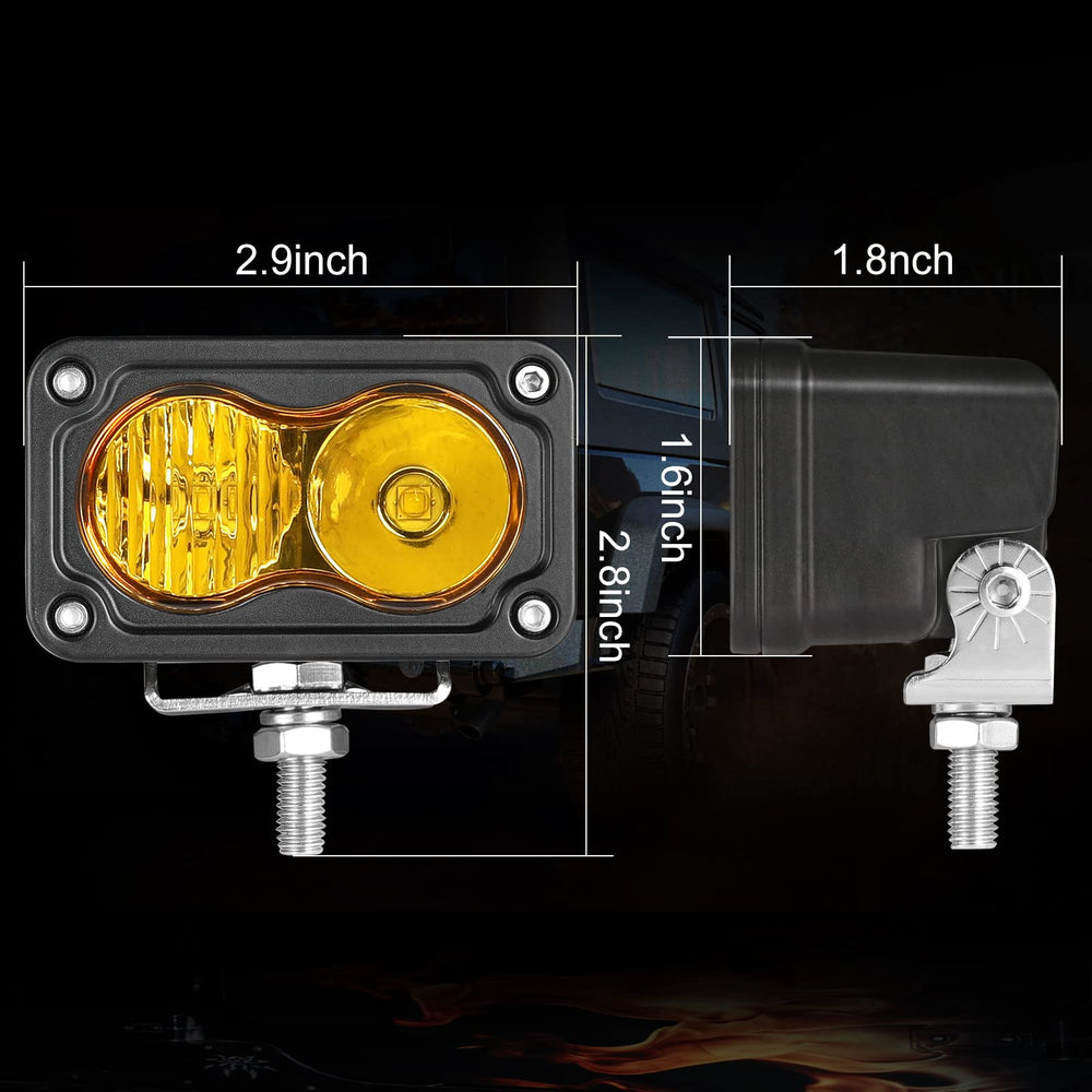 Auto Power Plus close-up of PC lens and reflector detailing improved light shaping