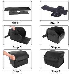 AUTOARK close-up of PU leather top and lid offers wipeable surface benefit