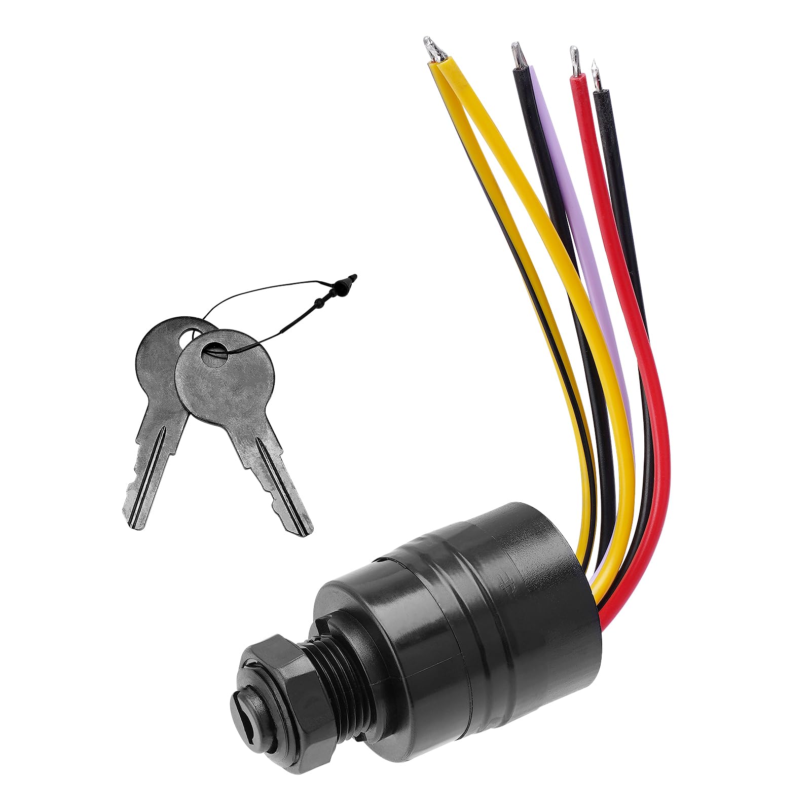 AUTOBABA front-panel view showing ignition switch and choke, easy replacement