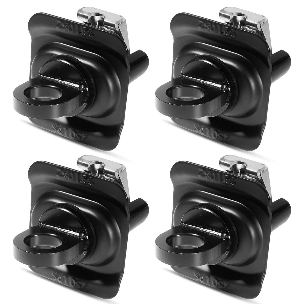 AUTOBABA front view of replacement tie down anchor showing fitment benefit