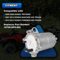 AUTOBABA side profile highlighting pump housing and durable construction benefits