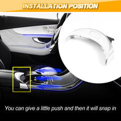 AUTOBABA release button switch cover mounting clips closeup for secure snap-in