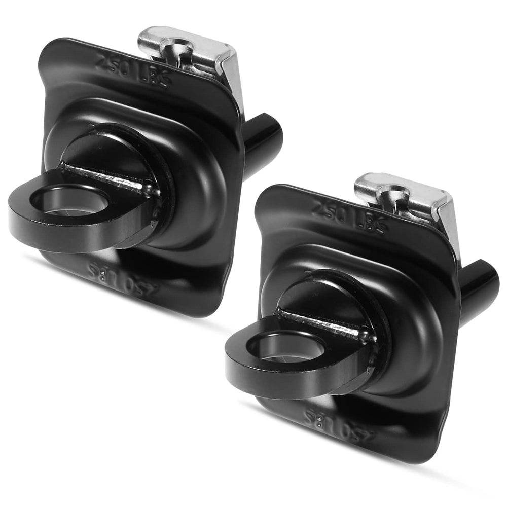AUTOBABA front-facing tie down anchor showing mounting profile and fit