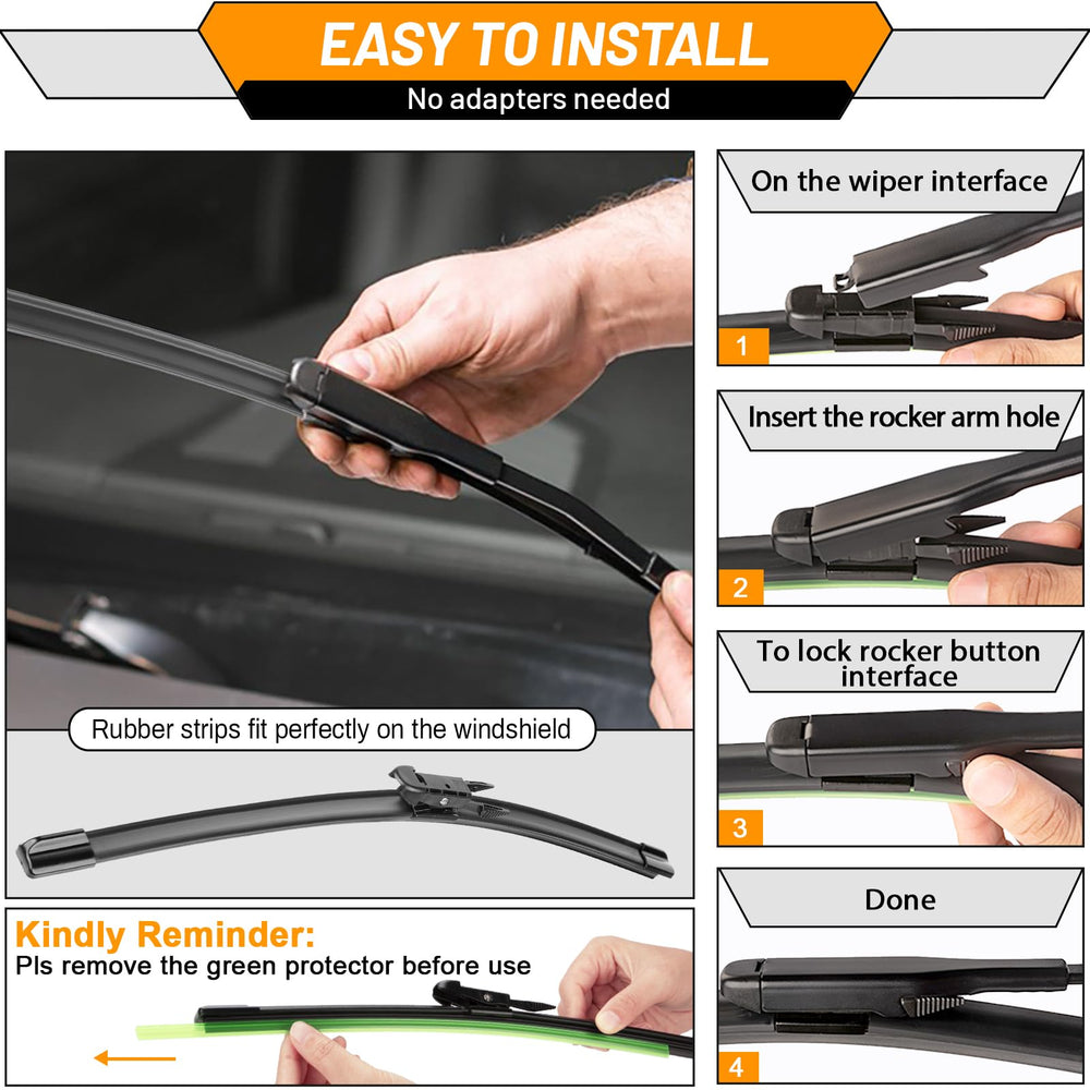 AUTOBOO installation steps displayed to enable quick, tool-free fitment
