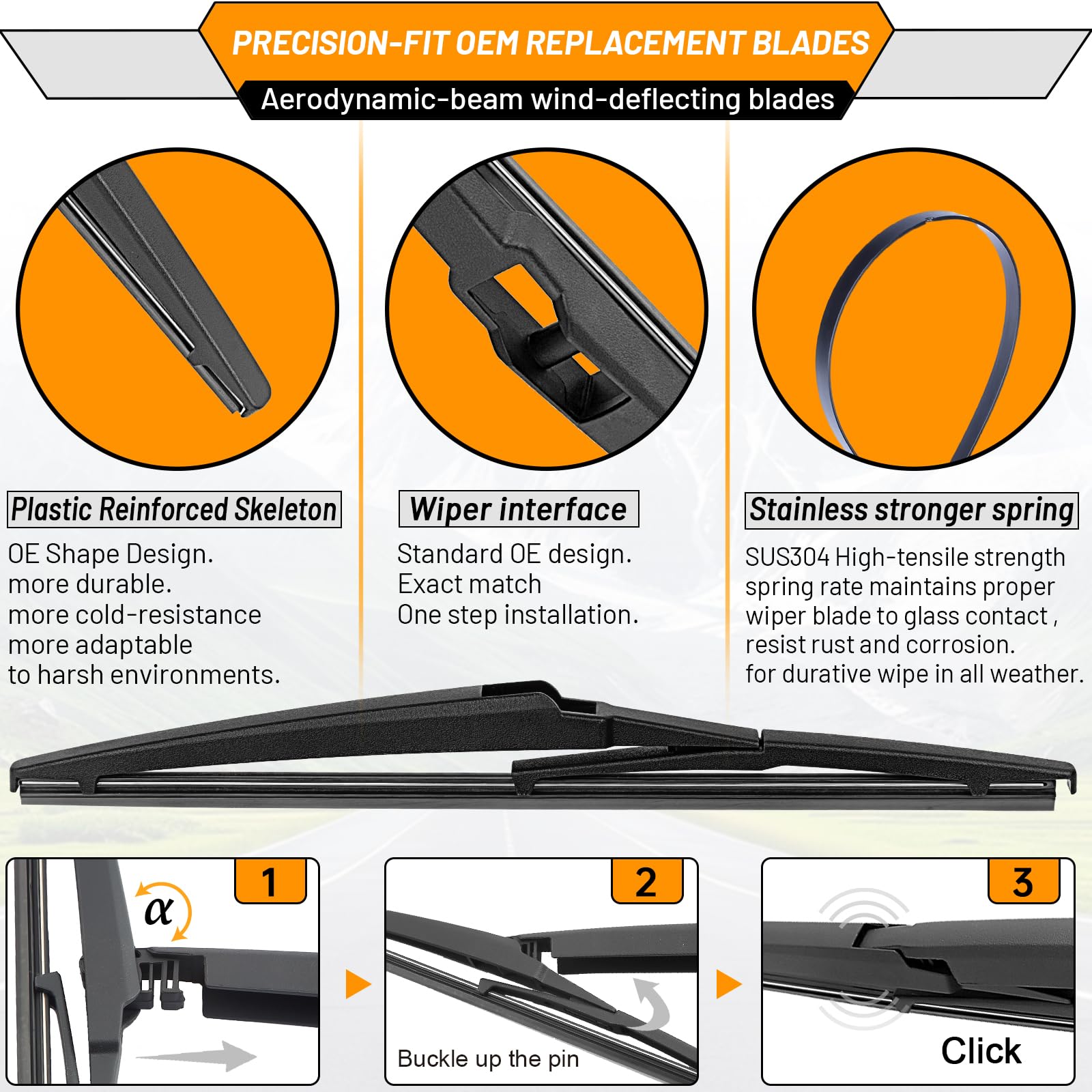 AUTOBOO rear blade fitted to Lexus NX rear window enhancing rear sightlines