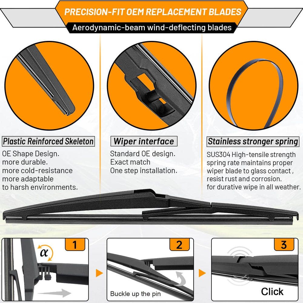 AUTOBOO rear blade fitted to Lexus NX rear window enhancing rear sightlines