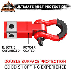 AUTOBOTS side profile mounted in a receiver showing dual hole orientation and stability benefit