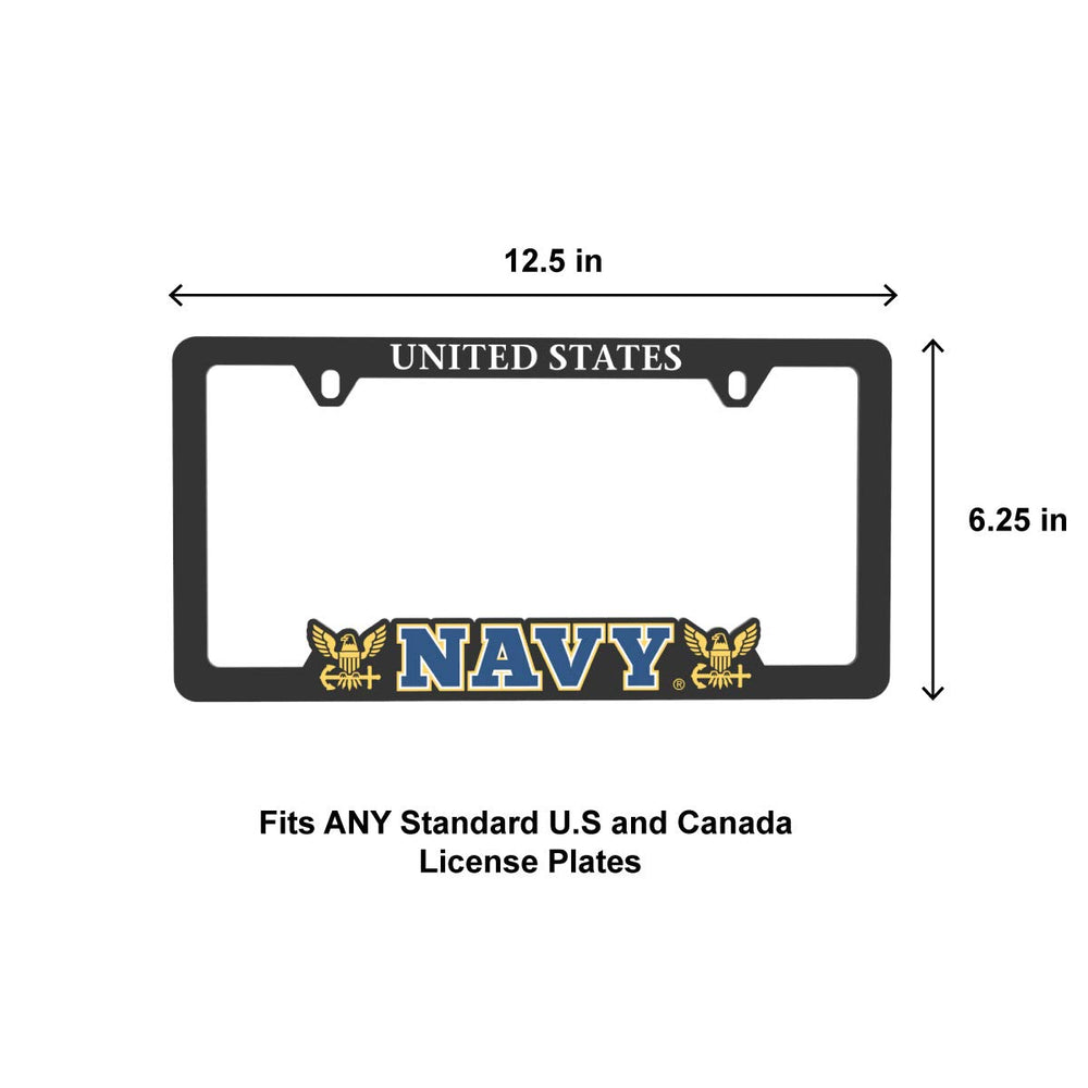 AUTOBOXCLUB included 5-inch UV-proof US Navy emblem sticker and mounting screws for immediate installation