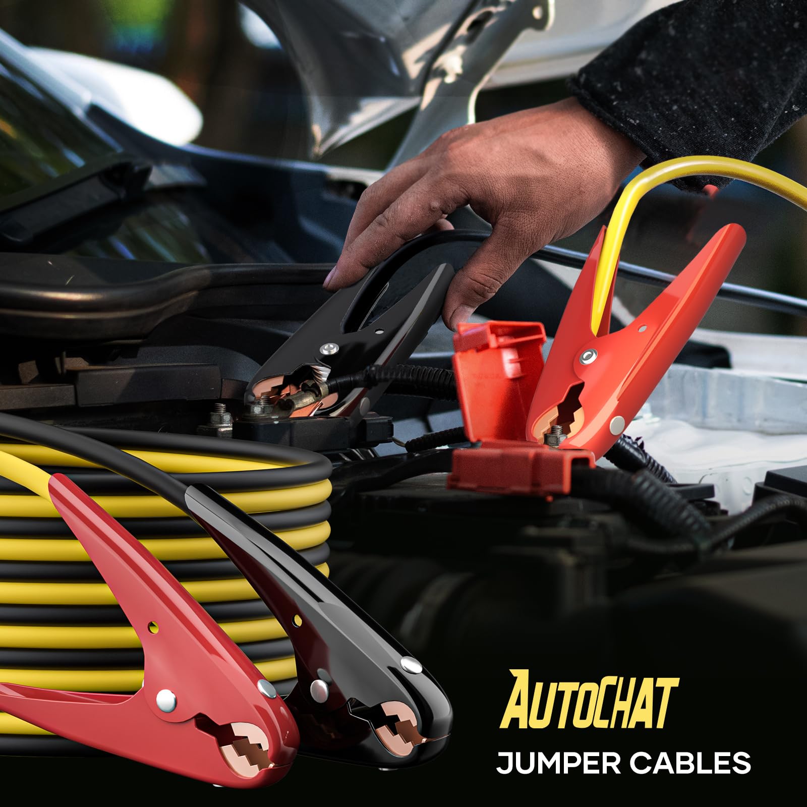 AutoChat thick vinyl jacket detail illustrating corrosion resistance and long-term durability