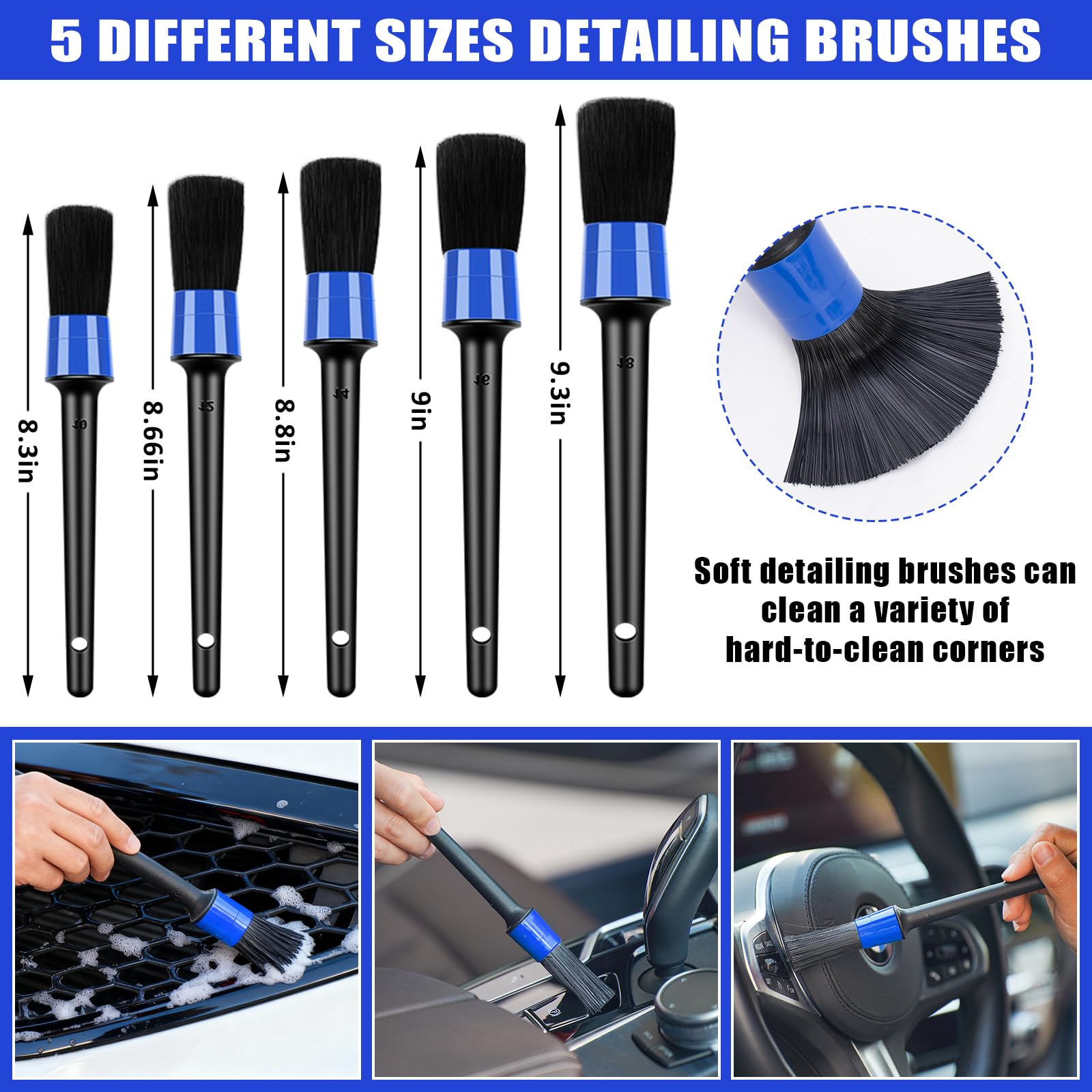 AUTODECO triangular head cleaning corner of glass for precise edge cleaning