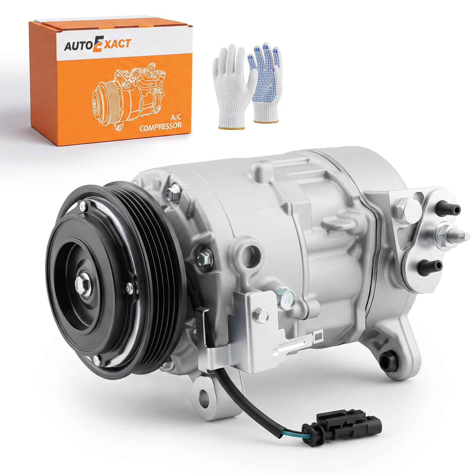 Autoexact compressor front view showing complete assembly and reliable direct-fit benefit