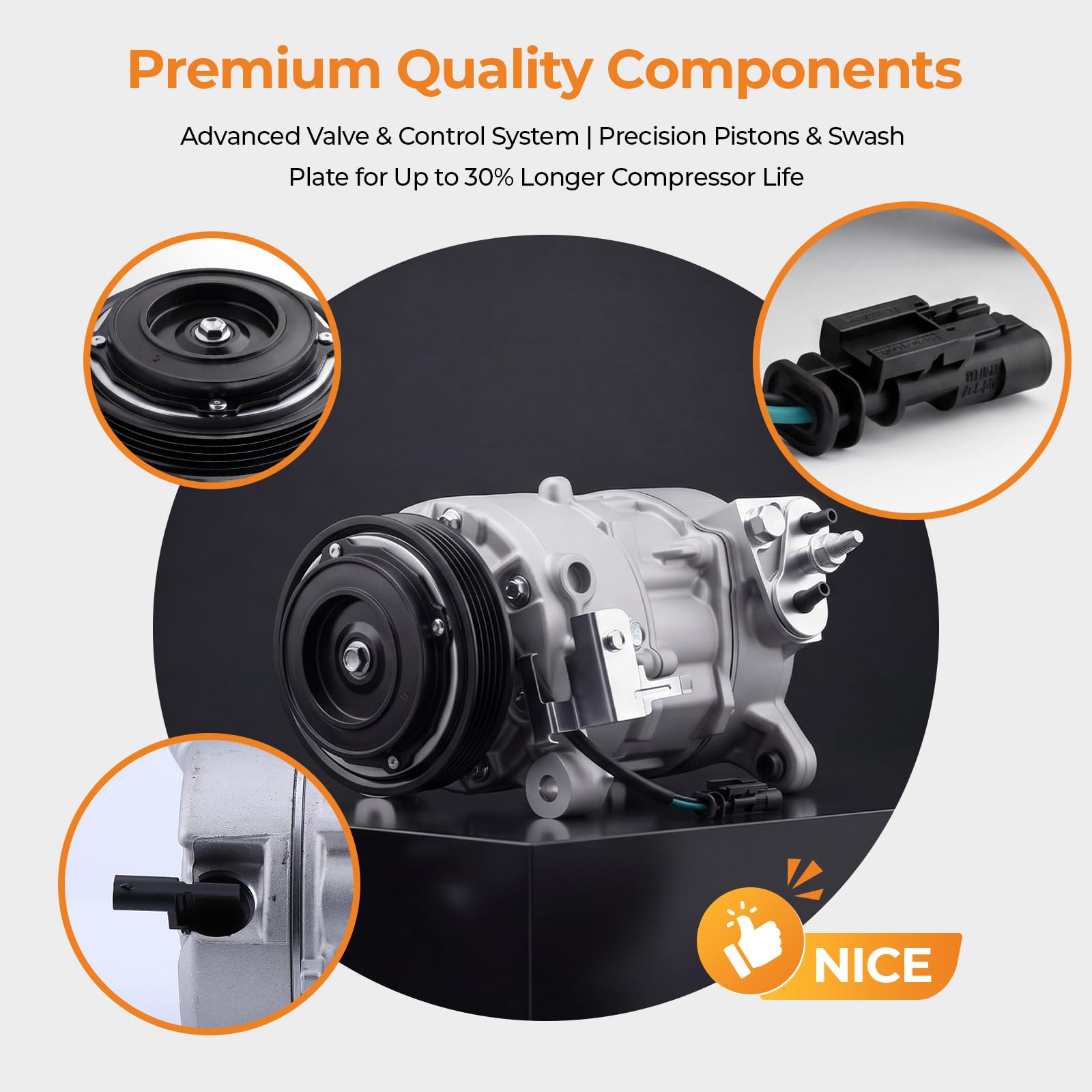 Autoexact label and part number close-up ensuring correct replacement and fitment confidence