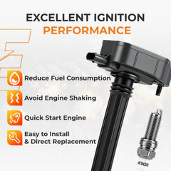 autoexact ignition coil closeup highlighting epoxy potting for heat resistance and durability