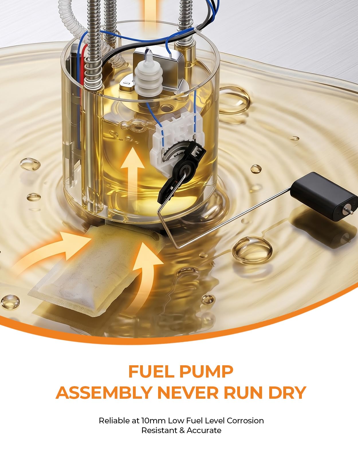 AutoExact installed in fuel tank illustrating straightforward direct-replacement