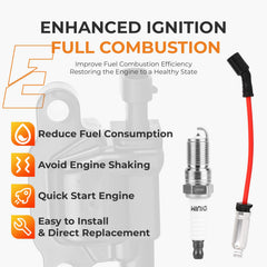 autoexact iridium spark plug electrode close-up promoting durable ignition