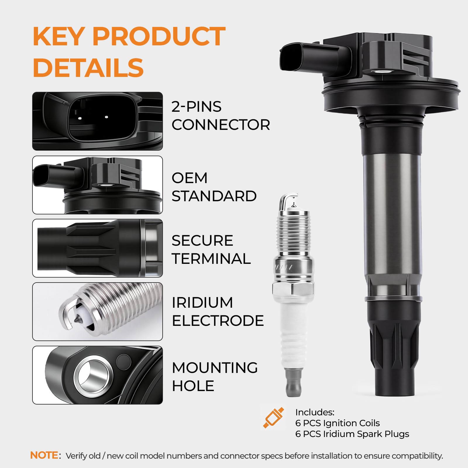 Autoexact packaging and label showing model numbers and compatibility guidance