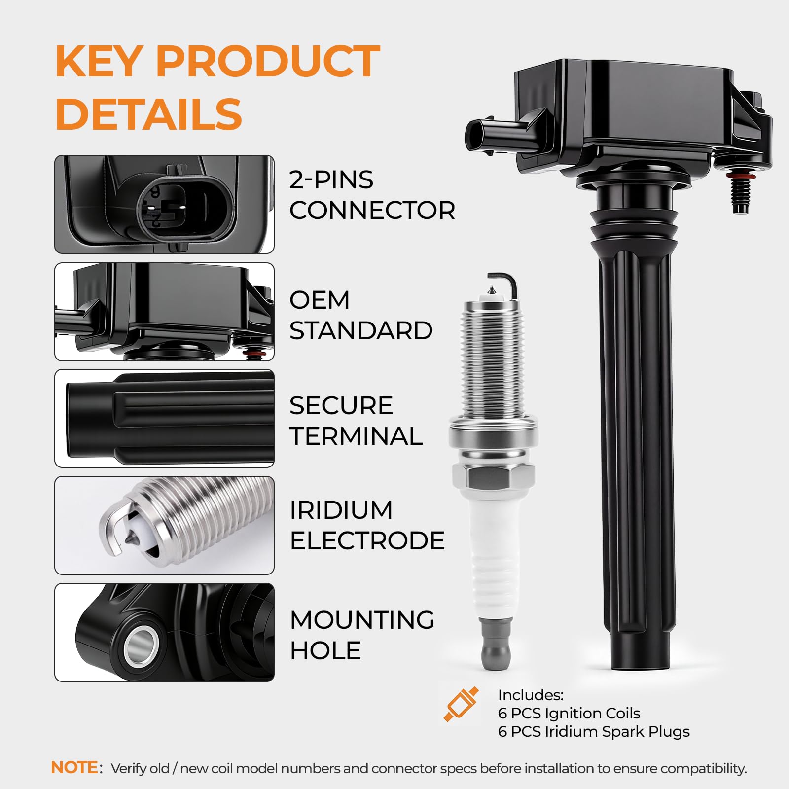 autoexact spark plug gap detail showing pre-gapped electrode for correct ignition spacing