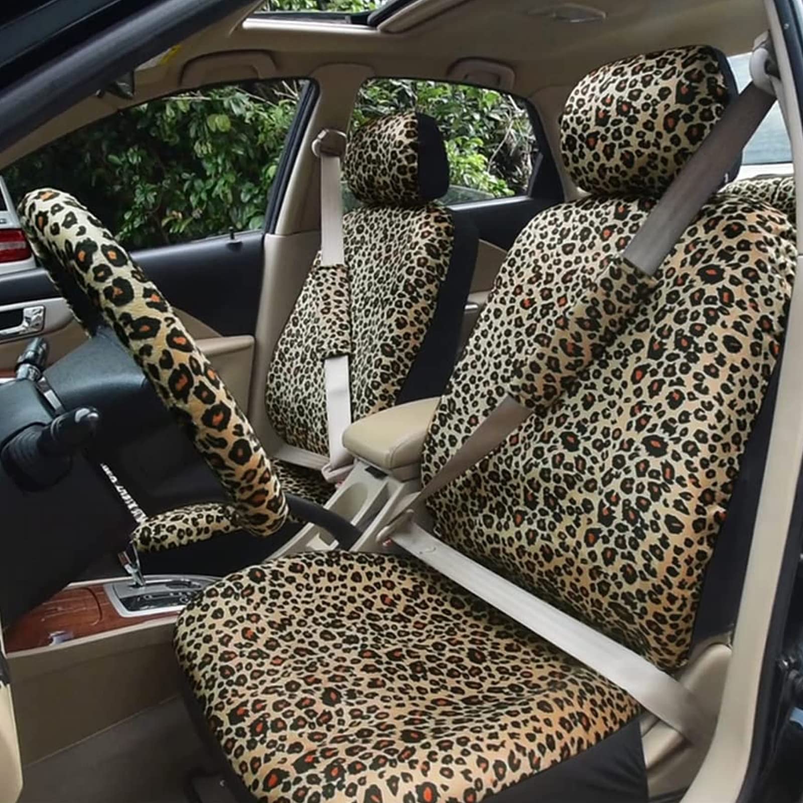 AUTOFAN headrest covers and shoulder pads enhancing comfort and aesthetics