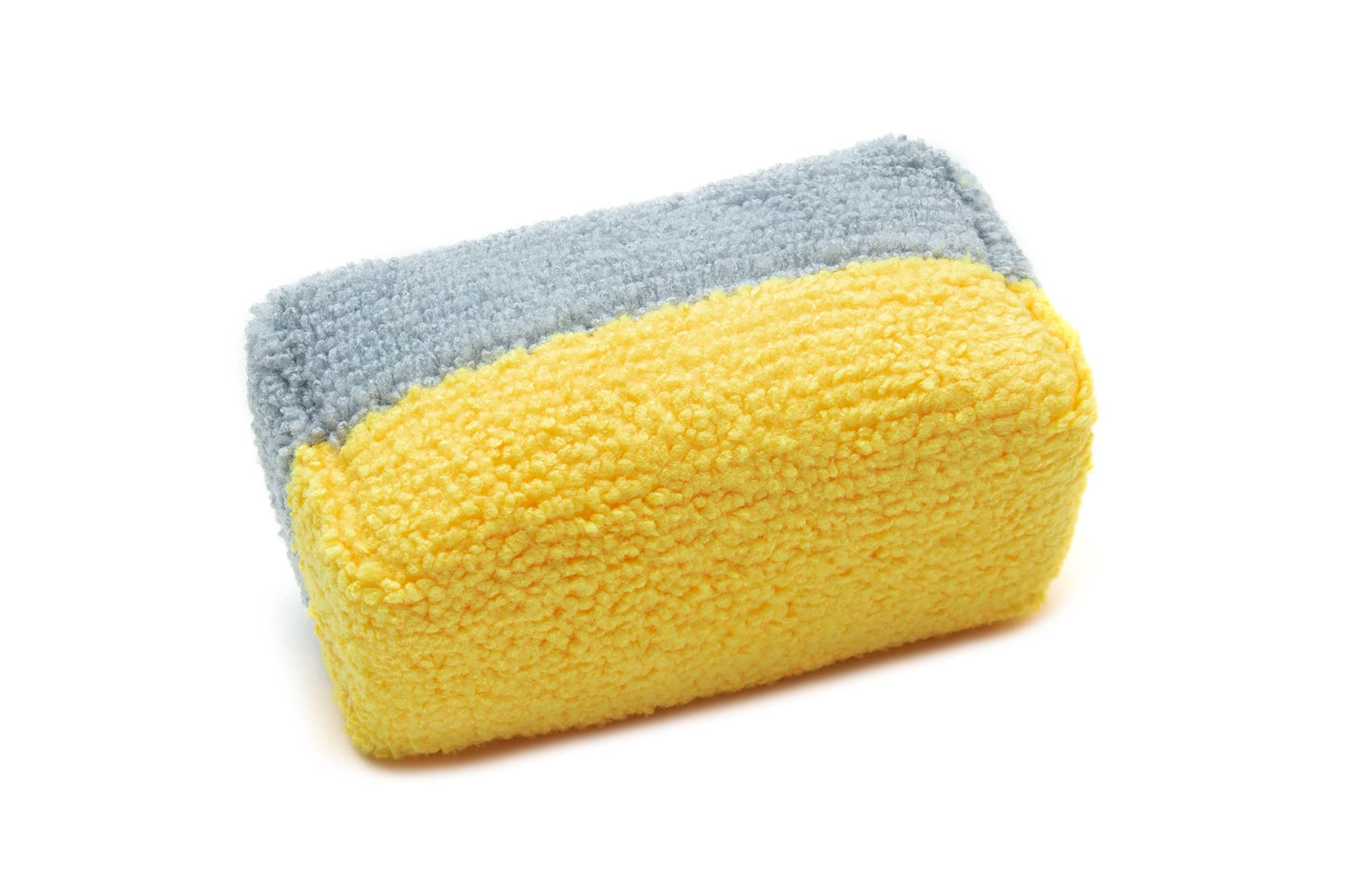 Autofiber Mini Saver cross-section showing plastic barrier and microfiber, preventing soak-through and saving coating