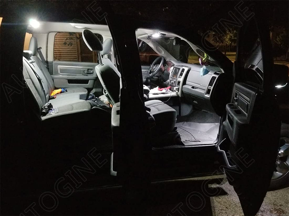 AUTOGINE footwell LEDs in use improving floor illumination and safety