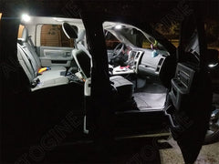 AUTOGINE footwell LEDs in use improving floor illumination and safety