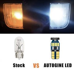 AUTOGINE close-up of dome and map lights delivering brighter cabin visibility