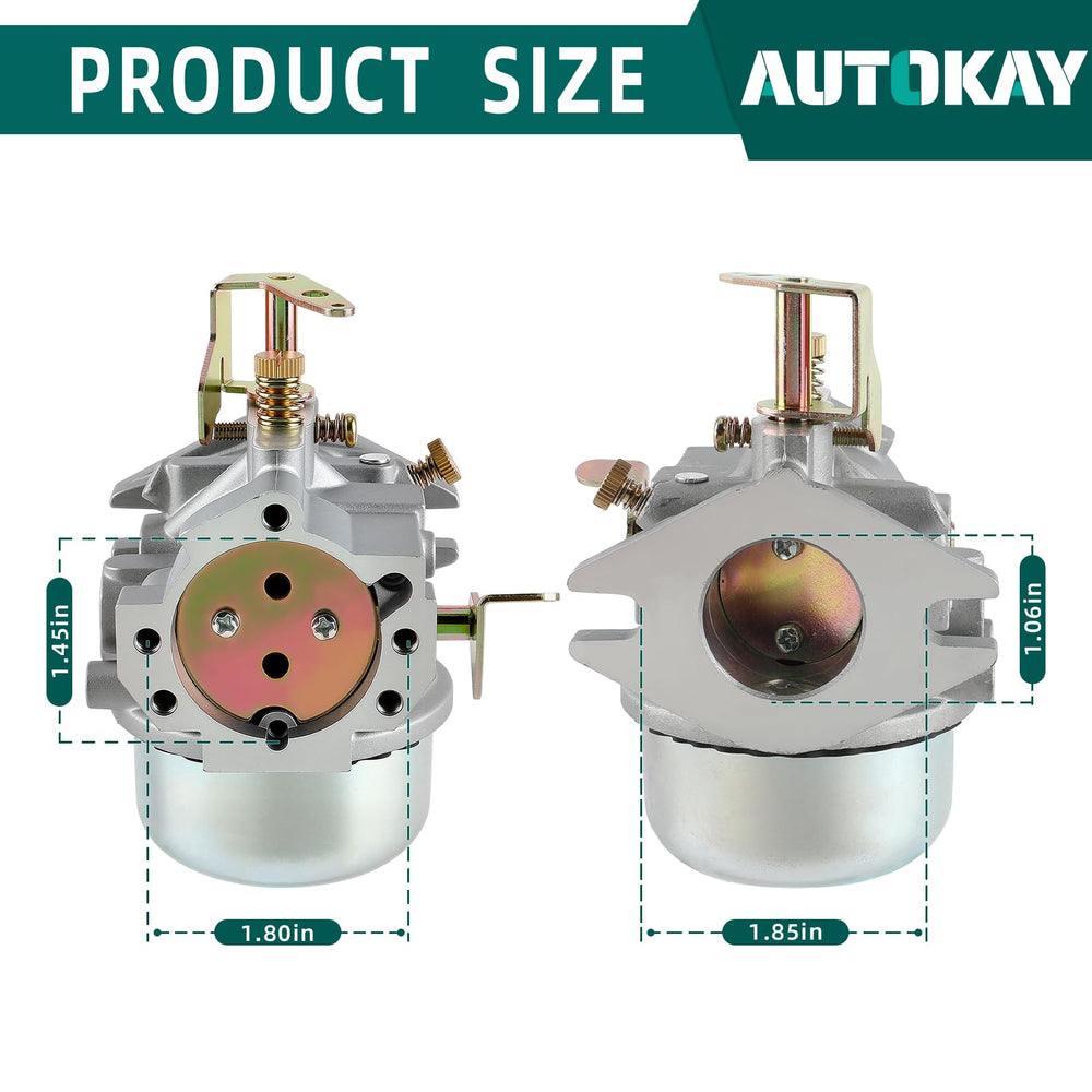 AUTOKAY carburetor installed on Kohler K-series engine demonstrating correct fit