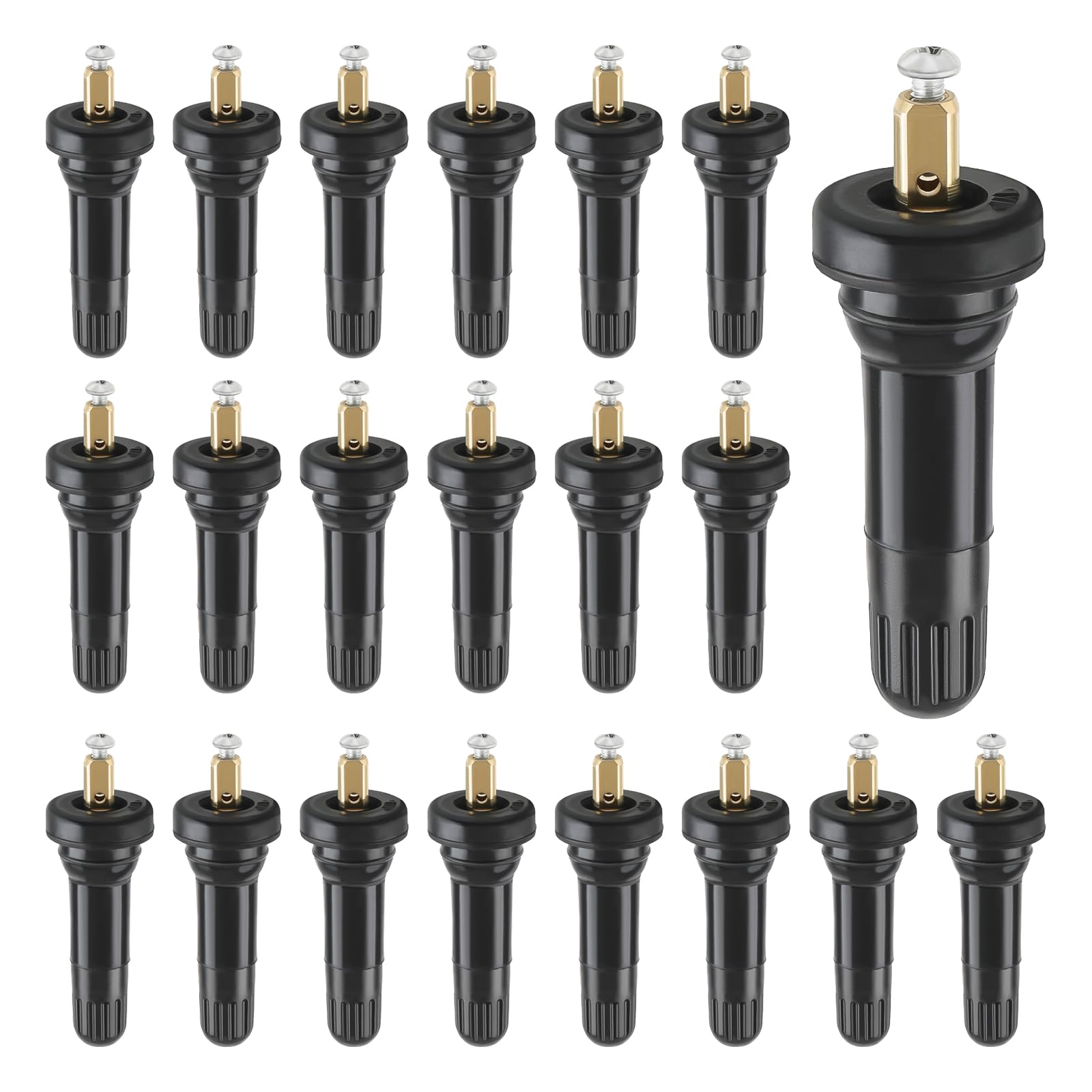 AUTOKAY front packaging showing 20 valve stems and benefit of bulk supply
