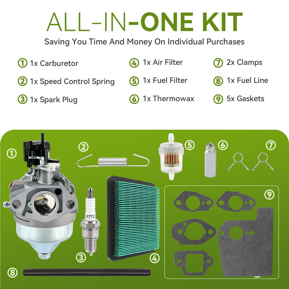 AUTOKAY technician replacing carburetor on mower showing practical DIY repair benefit
