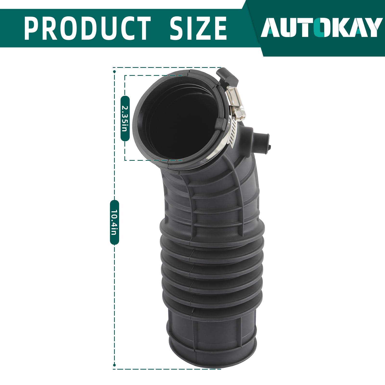 AUTOKAY packaged hose with label highlighting ready-to-install benefit