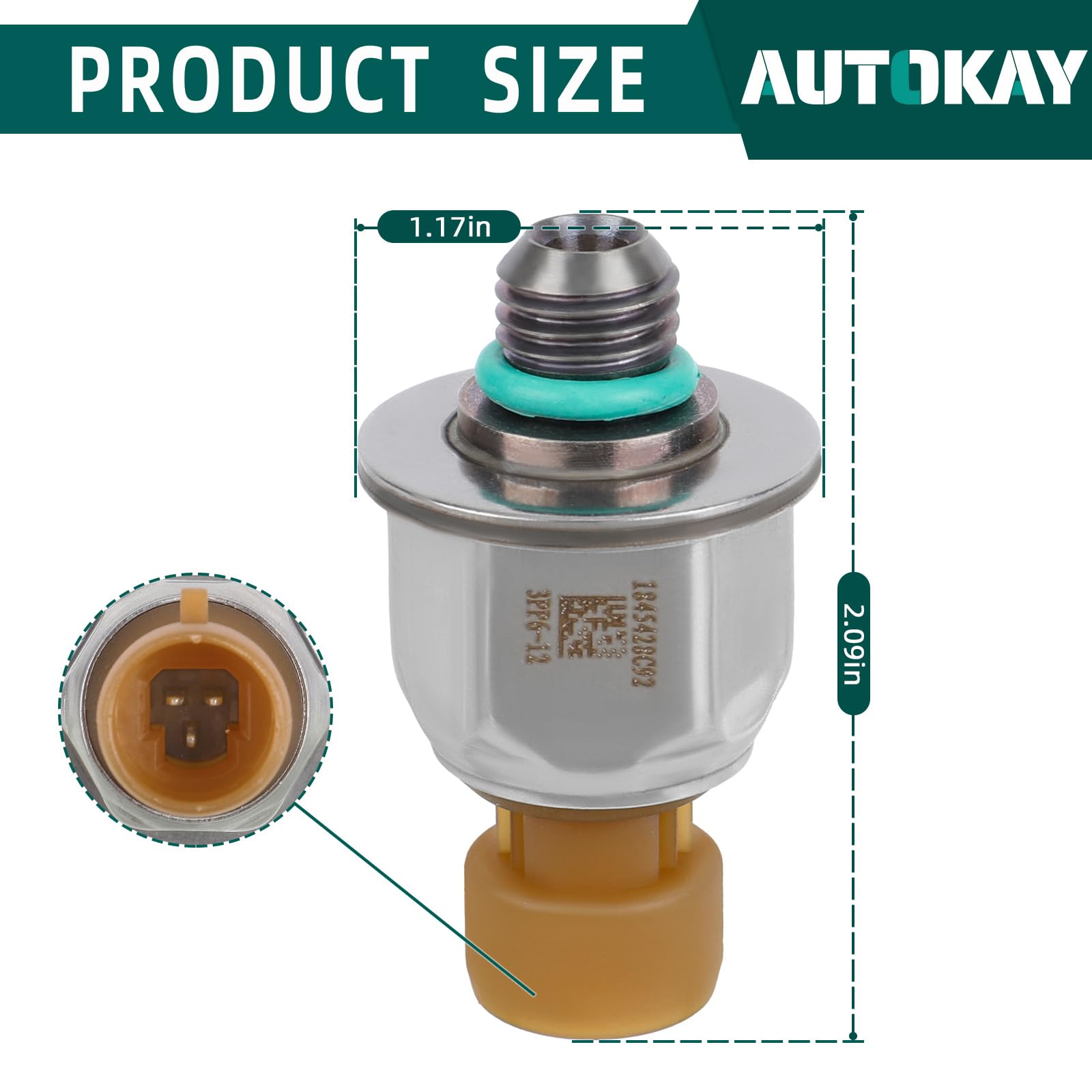 AUTOKAY sensor electrical connector view for fast plug-and-play replacement