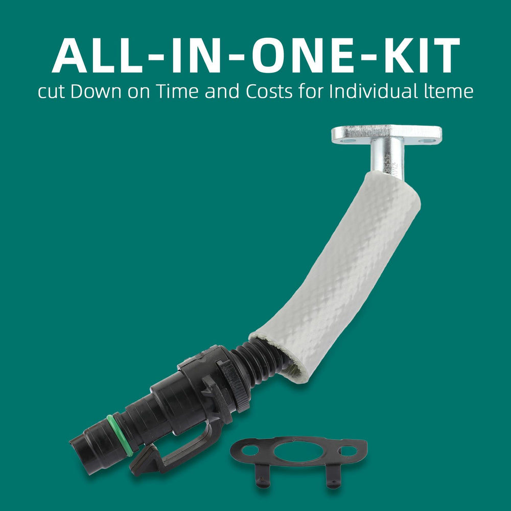 AUTOKAY packaged contents showing pipe and gasket ready for direct replacement