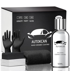 Autokcan front bottle 50ml showing product and compact packaging benefit
