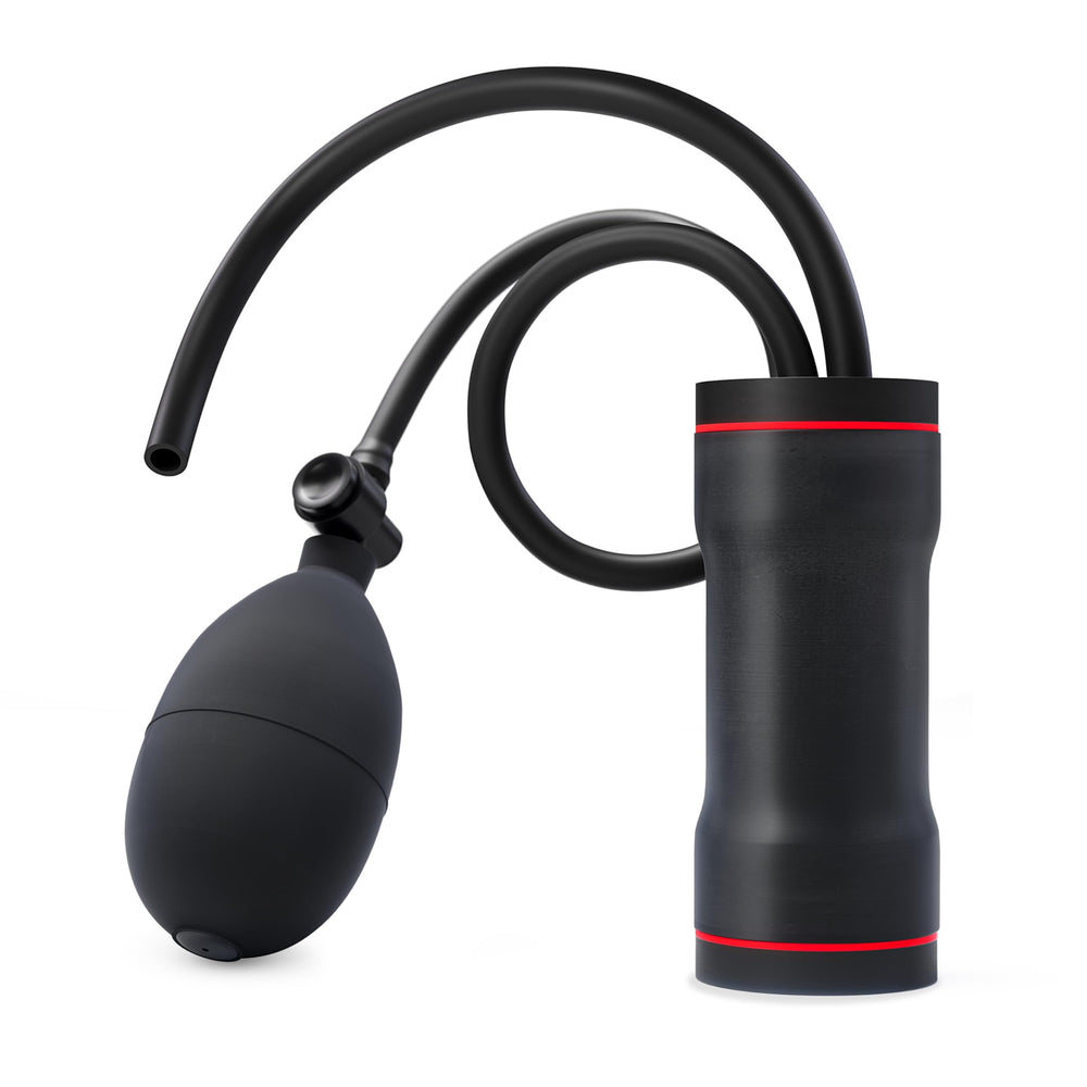 AutoLine Pro front view showing adapter and pump, durable design for fast setup